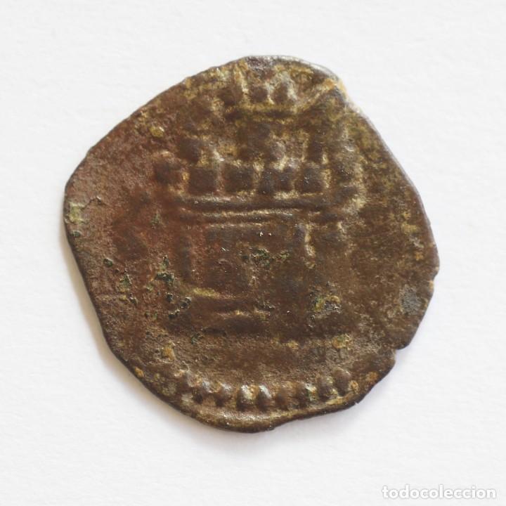 Monedas de Espa&ntilde;a: BLANCA FELIPE II CUENCA - Foto 2