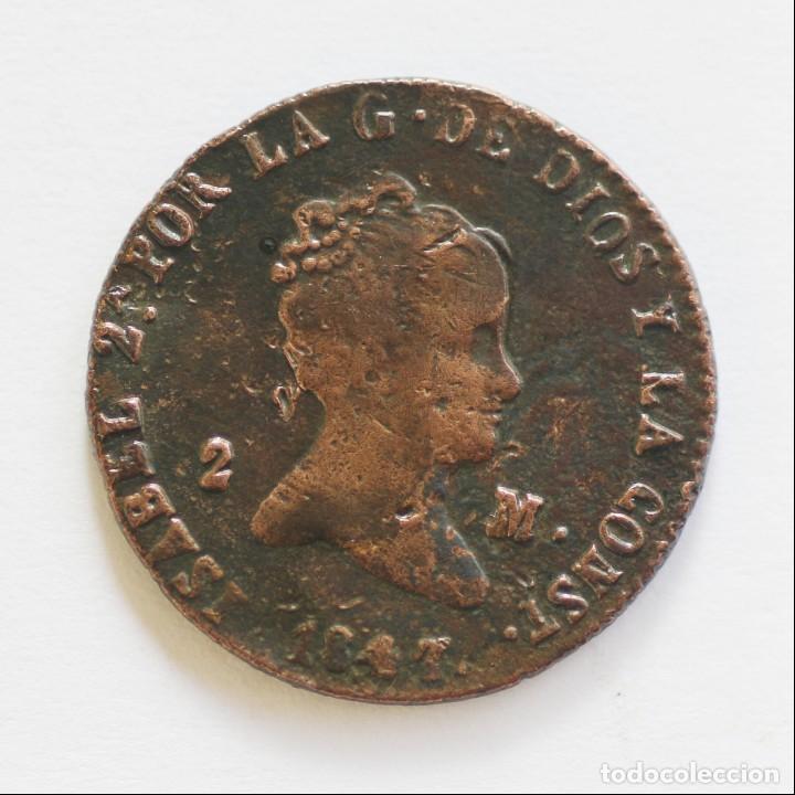 Monedas de Espa&ntilde;a: 2 MARAVEDIS 1847 ISABEL II SEGOVIA - Foto 1