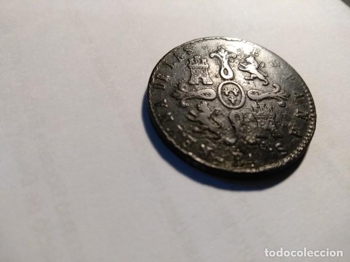 Monedas de Espa&ntilde;a: Monedas-Moneda de 8 Maravedis de Isabel 2&ordf;-1858 de Barcelona. - Foto 2