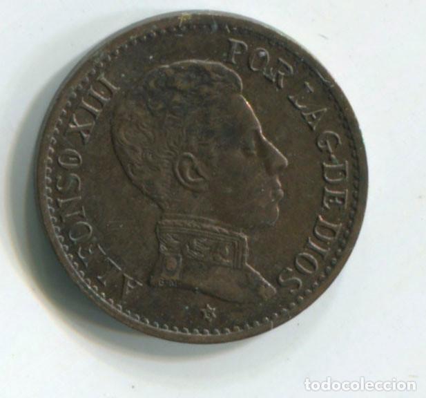 Monedas de Espa&ntilde;a: Espa&ntilde;a, Alfonso XIII. 1 c&eacute;ntimo de 1906 - Foto 1