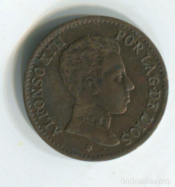 Monedas de Espa&ntilde;a: Espa&ntilde;a, Alfonso XIII. 1 c&eacute;ntimo de 1906 - Foto 1