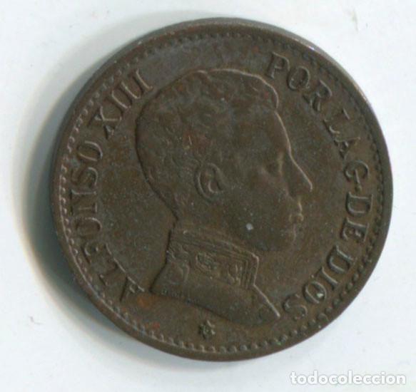 Monedas de Espa&ntilde;a: Espa&ntilde;a, Alfonso XIII. 1 c&eacute;ntimo de 1906 - Foto 2