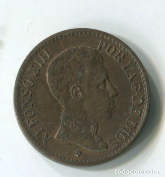 Monedas de Espa&ntilde;a: Espa&ntilde;a, Alfonso XIII. 1 c&eacute;ntimo de 1906 - Foto 1