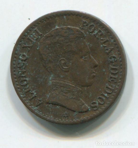 Monedas de Espa&ntilde;a: Espa&ntilde;a, Alfonso XIII. 1 c&eacute;ntimo de 1906 - Foto 1
