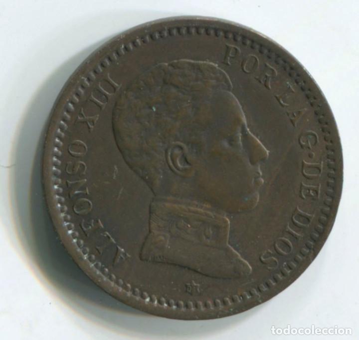 Monedas de Espa&ntilde;a: Espa&ntilde;a, Alfonso XIII. 2 c&eacute;ntimos de 1904 - Foto 1