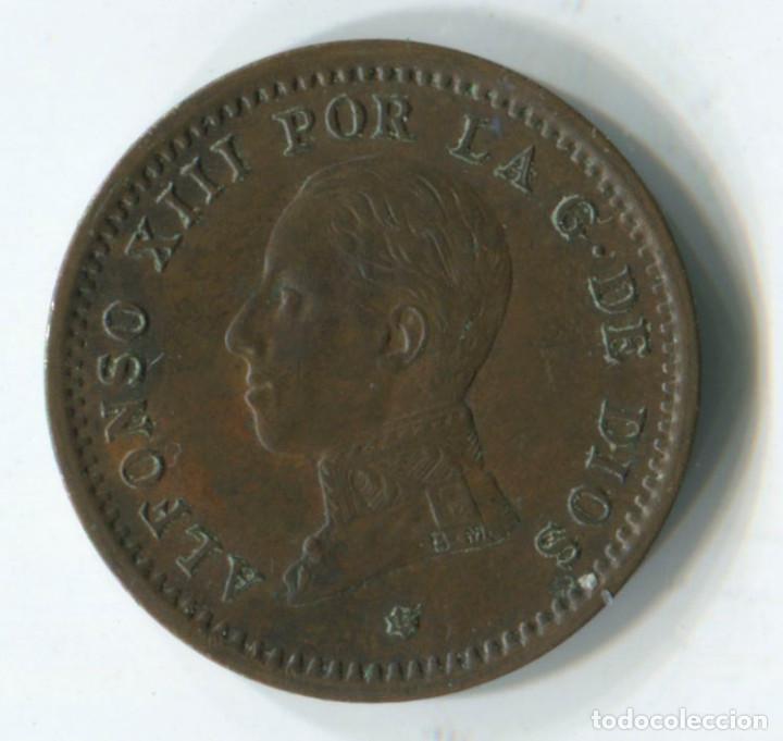 Monedas de Espa&ntilde;a: Espa&ntilde;a, Alfonso XIII. 2 c&eacute;ntimos de 1912 - Foto 1