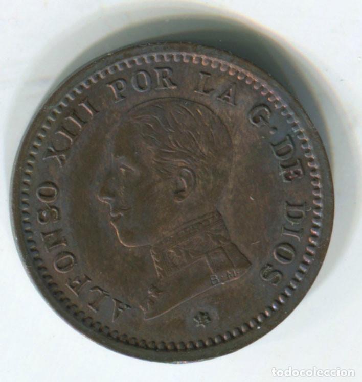 Monedas de Espa&ntilde;a: Espa&ntilde;a, Alfonso XIII. 2 c&eacute;ntimos de 1912 - Foto 1