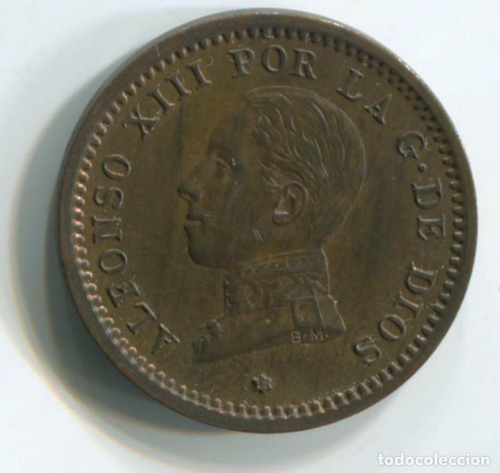 Monedas de Espa&ntilde;a: Espa&ntilde;a, Alfonso XIII. 2 c&eacute;ntimos de 1912 - Foto 1