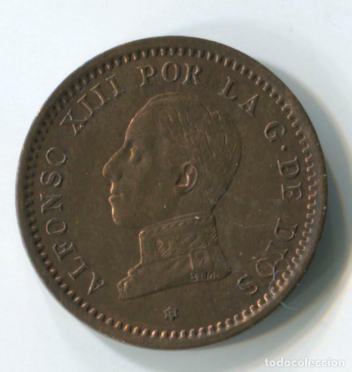 Monedas de Espa&ntilde;a: Espa&ntilde;a, Alfonso XIII. 2 c&eacute;ntimos de 1912 - Foto 1