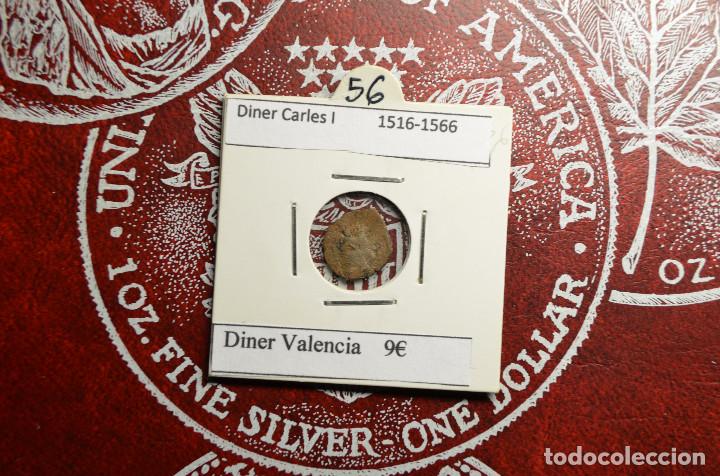 Monedas de Espa&ntilde;a: DINERO VALENCIA - CARLOS I - Foto 1