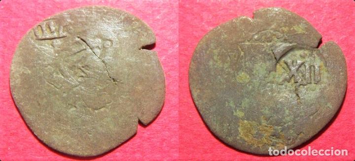 Monedas de Espa&ntilde;a: MONEDA RESELLADA DE 8 MARAVEDIS A IDENTIFICAR - Foto 1