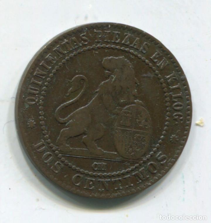 Monedas de Espa&ntilde;a: Espa&ntilde;a, Gobierno provisional. 2 c&eacute;ntimos de 1870 - Foto 1