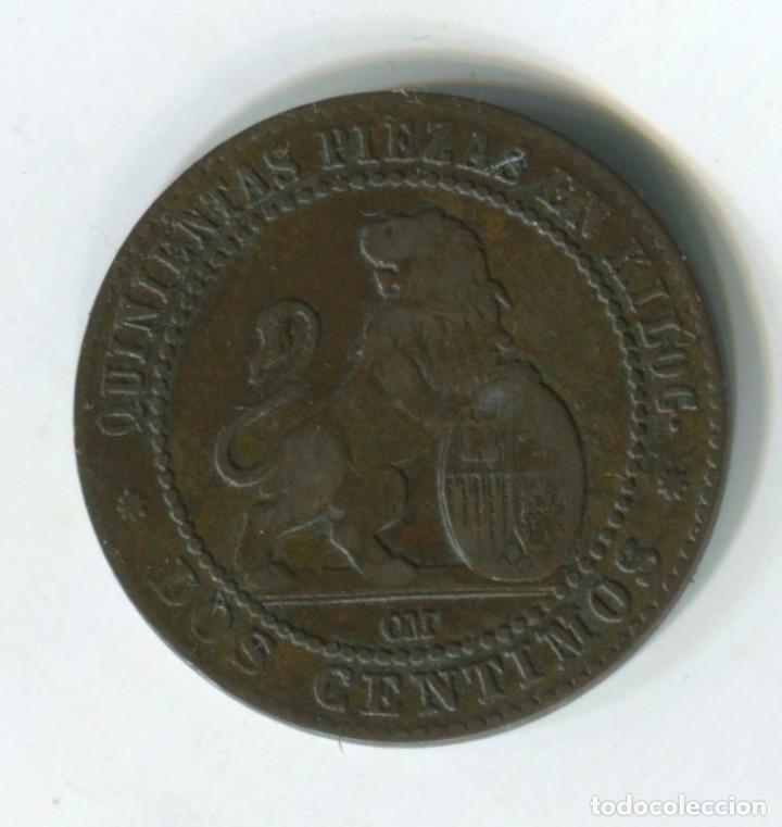 Monedas de Espa&ntilde;a: Espa&ntilde;a, Gobierno provisional. 2 c&eacute;ntimos de 1870 - Foto 1