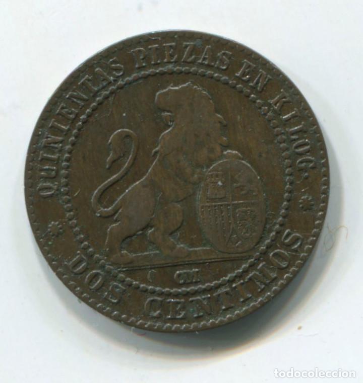 Monedas de Espa&ntilde;a: Espa&ntilde;a, Gobierno provisional. 2 c&eacute;ntimos de 1870 - Foto 1