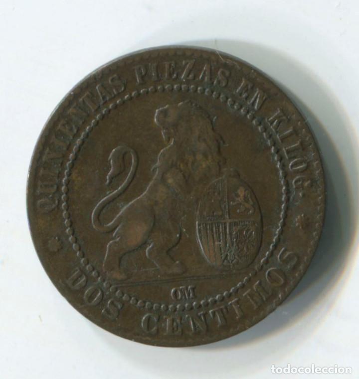 Monedas de Espa&ntilde;a: Espa&ntilde;a, Gobierno provisional. 2 c&eacute;ntimos de 1870 - Foto 1