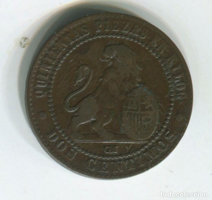 Monedas de Espa&ntilde;a: Espa&ntilde;a, Gobierno provisional. 2 c&eacute;ntimos de 1870 - Foto 1