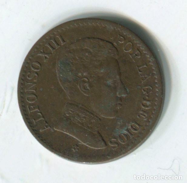 Monedas de Espa&ntilde;a: Espa&ntilde;a, Alfonso XIII. 1 c&eacute;ntimo de 1906 - Foto 2