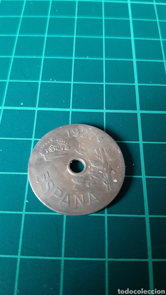 Monedas de Espa&ntilde;a: ERROR FALTA ARILLO 1827 ESPA&Ntilde;A 25 C&Eacute;NTIMOS - Foto 2