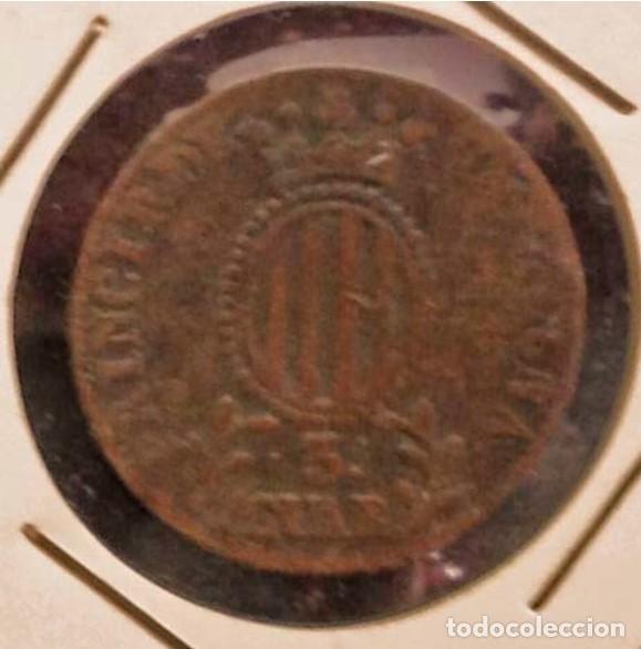 Monedas de Espa&ntilde;a: MONEDA 3 CUARTOS ISABEL II.1837..catalu&ntilde;a - Foto 2