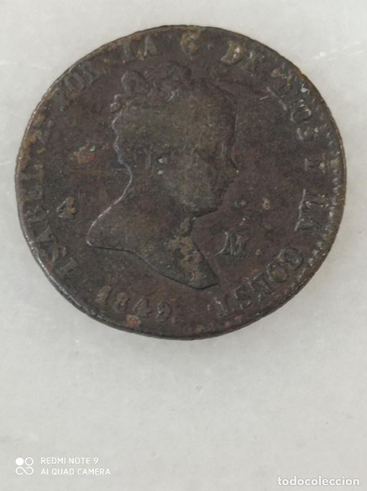 Monedas de Espa&ntilde;a: Antigua moneda De Isabel II 1849 - Foto 1