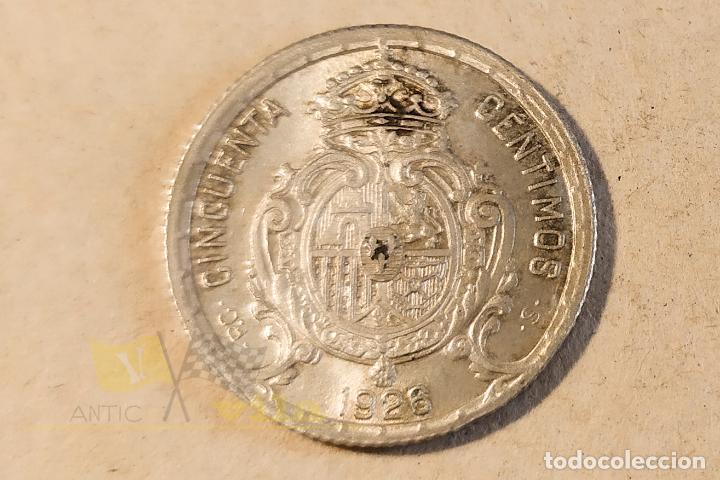 Monedas de Espa&ntilde;a: Moneda de 50 centimos - 1926 - Foto 2