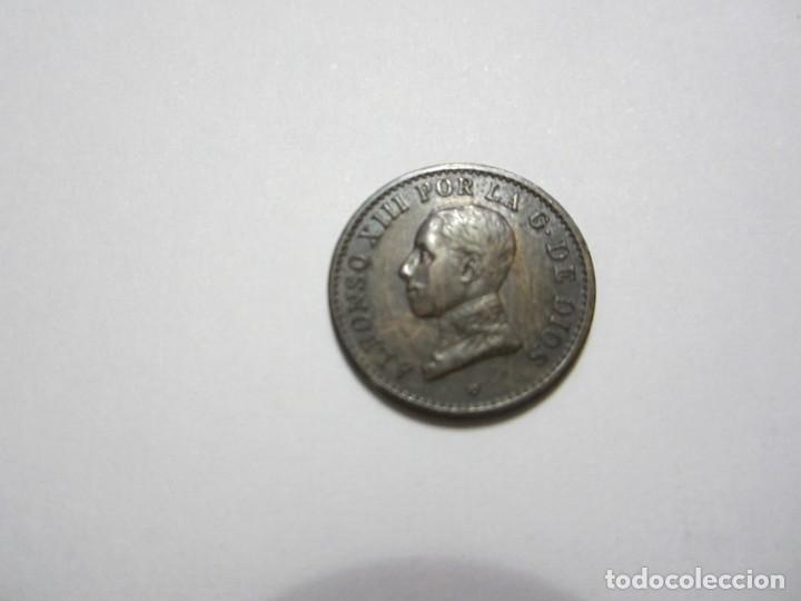 Monedas de Espa&ntilde;a: moneda de 1 c&eacute;ntimo de 1912*2 de Alfonso XIII - Foto 1