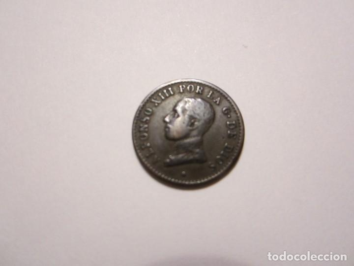 Monedas de Espa&ntilde;a: moneda de 1 c&eacute;ntimo de 1913*3 de Alfonso XIII - Foto 1