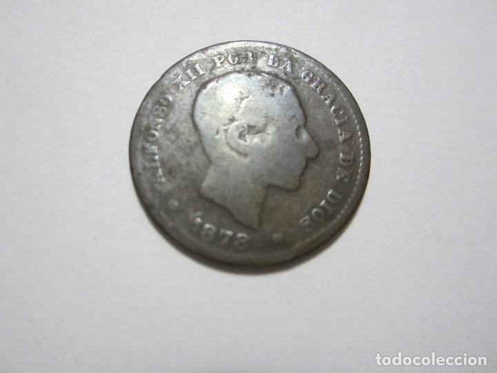 Monedas de Espa&ntilde;a: moneda de 5 c&eacute;ntimos de 1878 de Alfonso XII - Foto 1