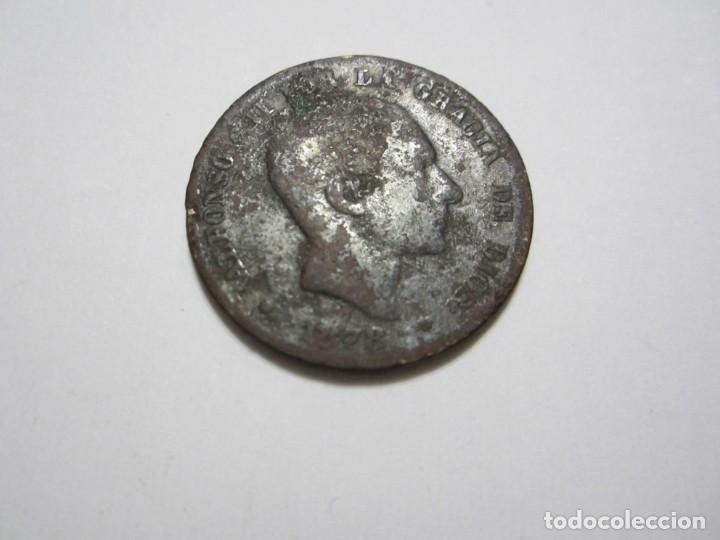 Monedas de Espa&ntilde;a: moneda de 10 c&eacute;ntimos de 1878 de Alfonso XII - Foto 1