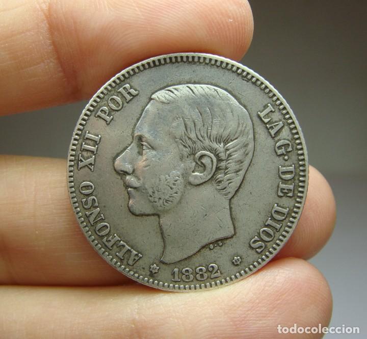 Monedas de Espa&ntilde;a: 2 Pesetas. Plata. Alfonso XII. 1882 - Foto 1