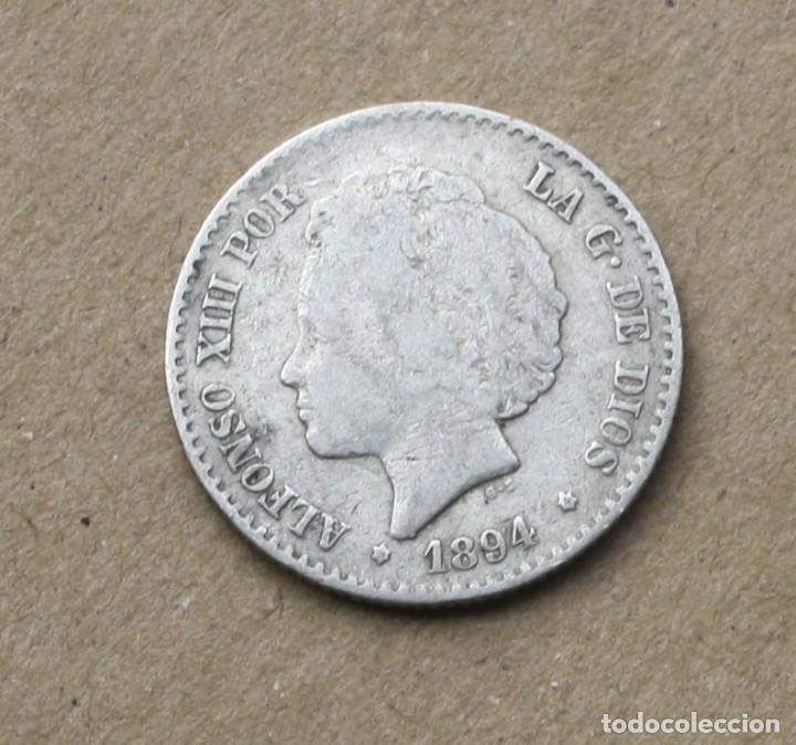 Monedas de Espa&ntilde;a: Moneda 50 centimos 1894 *4 - Foto 1
