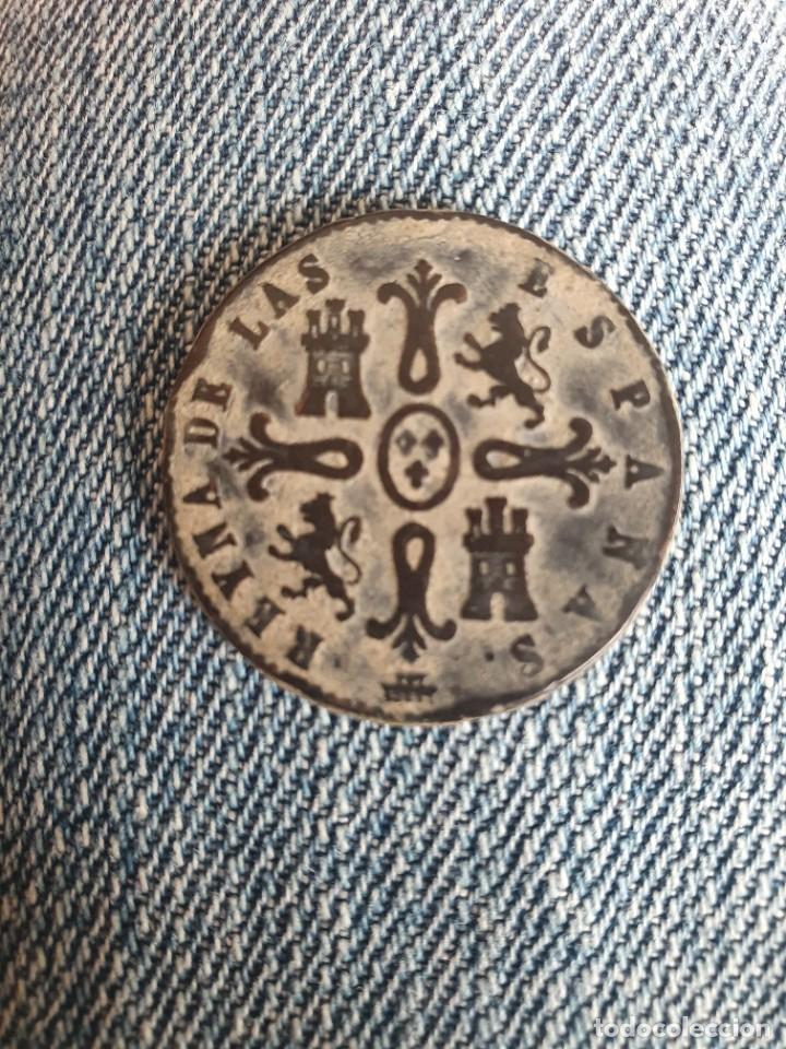 Monedas de Espa&ntilde;a: ISABEL 2 . 8 MARAVEDIS, SEGOVIA.1841 - Foto 2