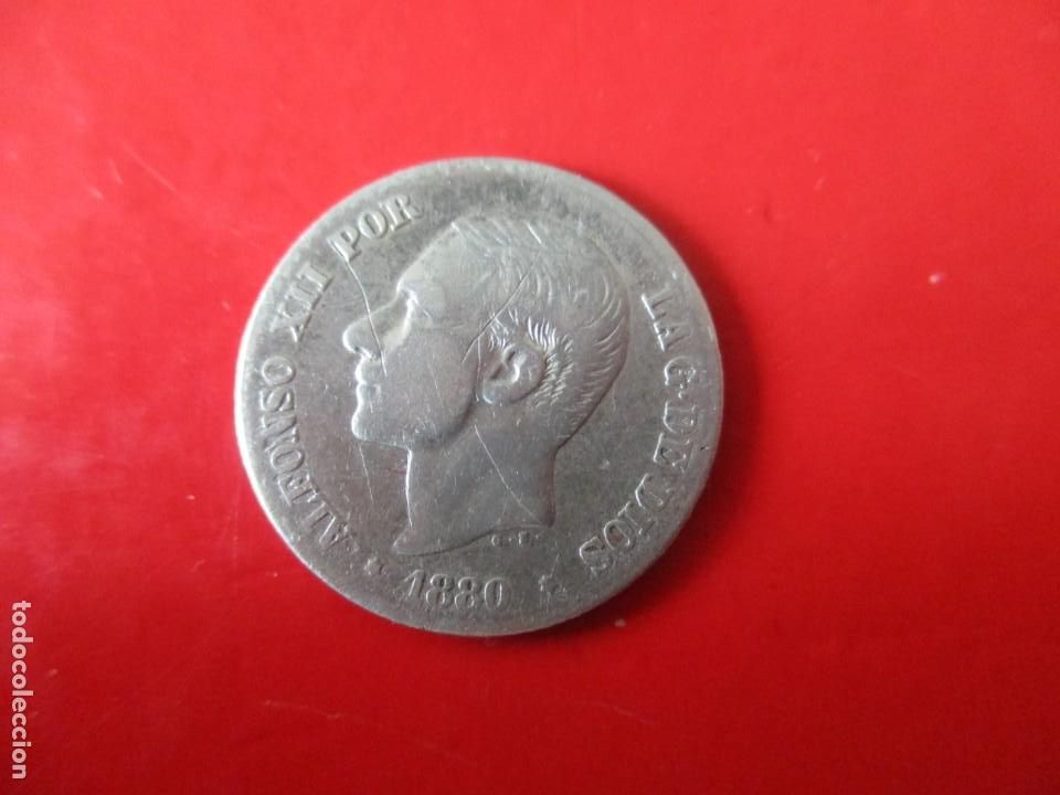 Monedas de Espa&ntilde;a: Alfonso XII. 50 centimos de plata. 1880 - Foto 1