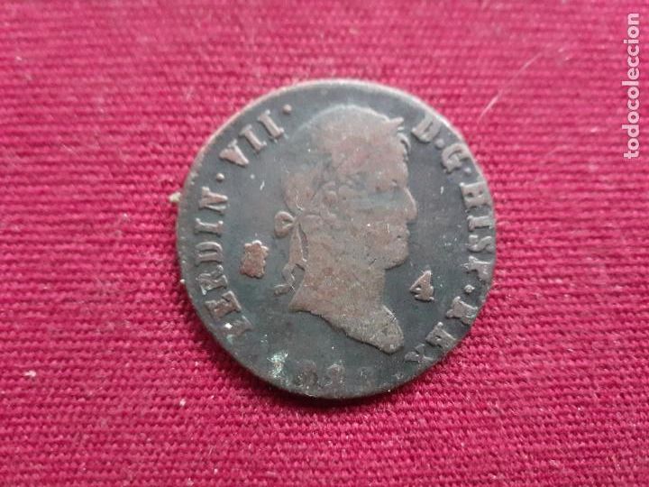 Monedas de Espa&ntilde;a: 4 maravedis. 1828. Buen estado - Foto 1