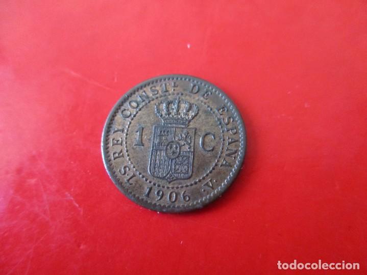 Monedas de Espa&ntilde;a: Alfonso XIII 1 centimo 1906 SLV - Foto 1
