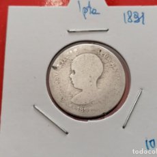 Monedas de España: MONEDA 1 PESETA, 1891 ,PLATA 835, 5 GR,. Lote 265555289