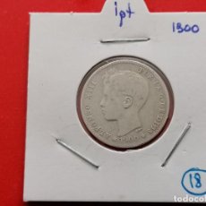 Monedas de España: MONEDA 1 PESETA, 1900 ,PLATA 835, 5 GR,. Lote 265848354