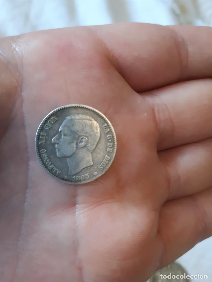Monedas de Espa&ntilde;a: Peseta alfonso 12 - Foto 1