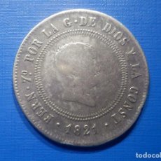 Monedas de España: MONEDA FERNANDO VII - REY ESPAÑAS FERDIN - 1821 - SR 10 REALES - MADRID - S.R.. - PLATA - RESELLADO