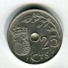 Monedas de España: 25 (VEINTICINCO) CENTIMOS AÑO 1927 ACUÑADA EN VIENA S/C