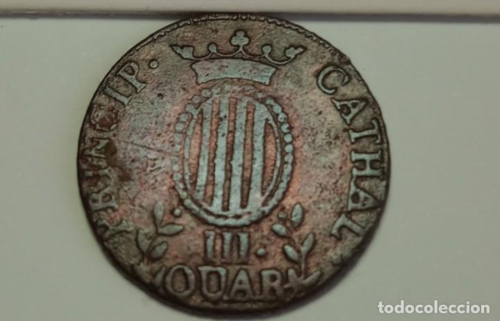 Monedas de Espa&ntilde;a: MONEDA DE 3 QUARTOS 1811 CAT FERNANDO VI - Foto 2