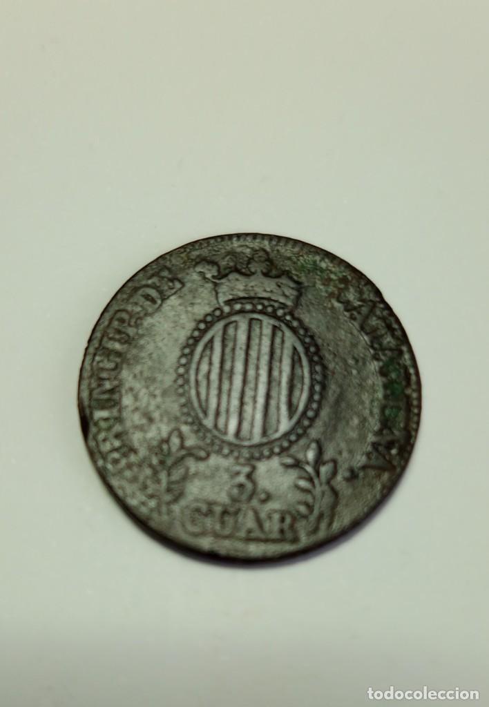 Monedas de Espa&ntilde;a: MONEDA DE 3 QUARTOS 1837 CAT ISABEL II - Foto 1