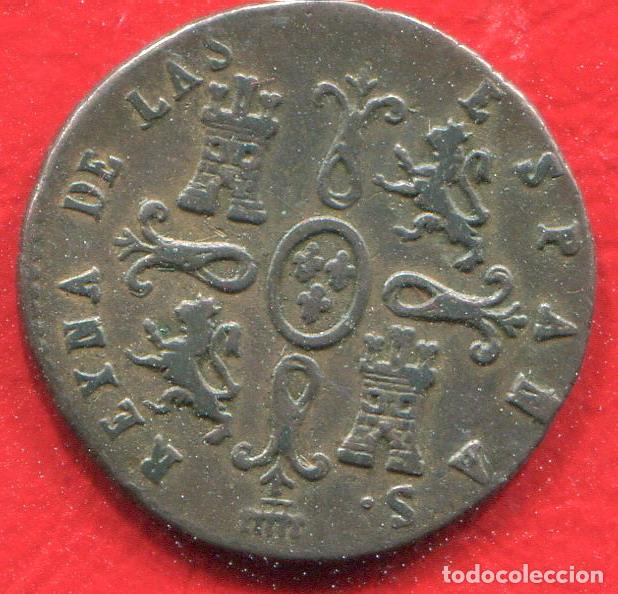 Monedas de Espa&ntilde;a: 2 MARAVEDIS - ISABEL II - SEGOVIA 1848 - Foto 2