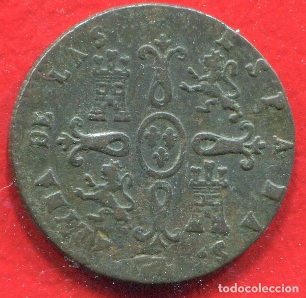 Monedas de Espa&ntilde;a: 2 MARAVEDIS - ISABEL II - SEGOVIA 1849 - Foto 2