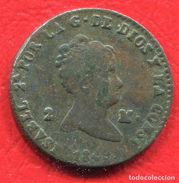Monedas de Espa&ntilde;a: 2 MARAVEDIS - ISABEL II - SEGOVIA 1849 - Foto 1