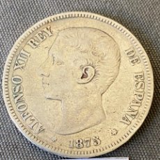 Monedas de España: ALFONSO XII , AÑO 1875 , MONEDA DE PLATA , 5 PESETAS. Lote 270529573