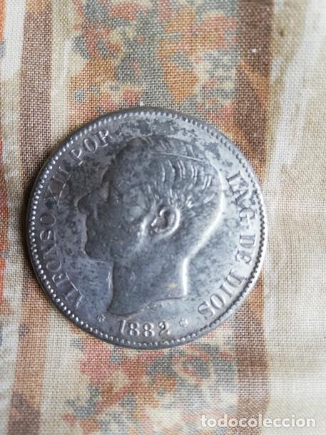 Monedas de Espa&ntilde;a: Moneda de 5 pesetas - Foto 3