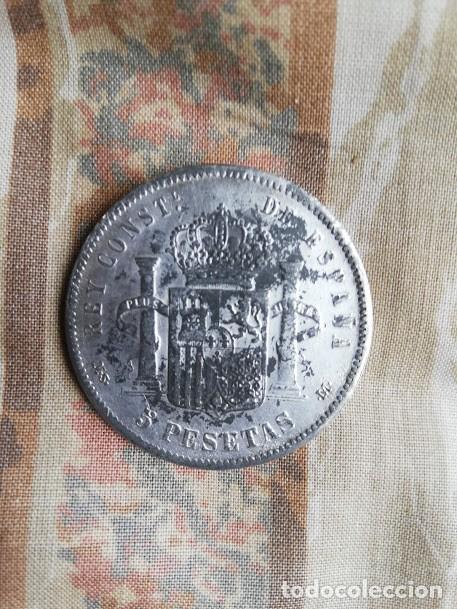 Monedas de Espa&ntilde;a: Moneda de 5 pesetas - Foto 4