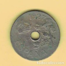 Monedas de España: ALFONSO XIII 25 CÉNTIMOS MADRID PCS 1927 M33. Lote 271820218