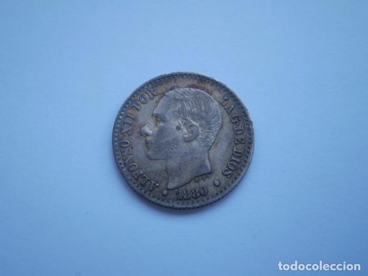 Monedas de Espa&ntilde;a: 9SCE14 Espa&ntilde;a 1880 MSM 50 centimos - Foto 1